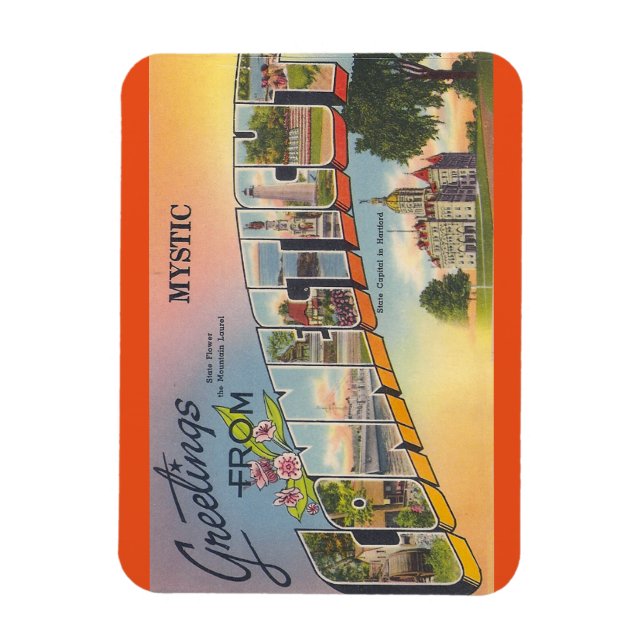 Ímã Connecticut, Mystic Magnet (Vertical)