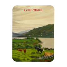 Connemara Irlanda Fazenda de Gado Cênica com Caval