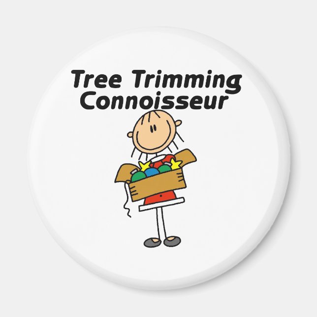 Imã Connoisseur de Decoração de Árvore (Frente)
