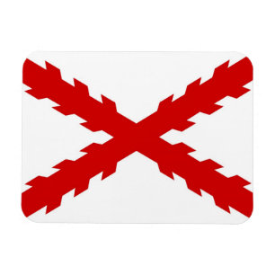 Ímã conquistador da nova bandeira da espanha espanhola