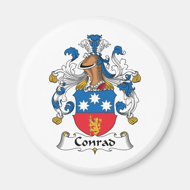 Imã Conrad Family Crest (Frente)