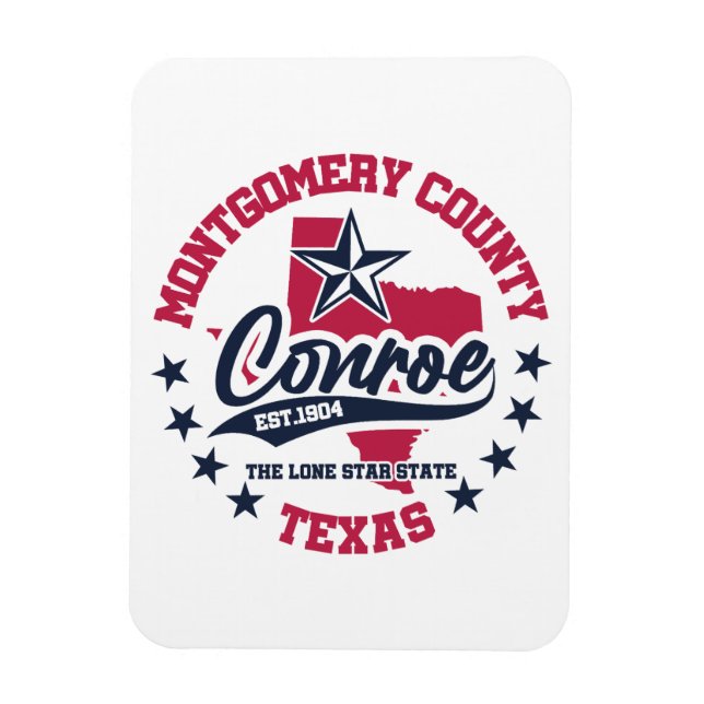 Ímã Conroe,Texas (Vertical)