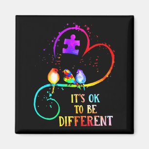 Imã Consciência Autismo É OK Ser Diferente Puzz do Amo