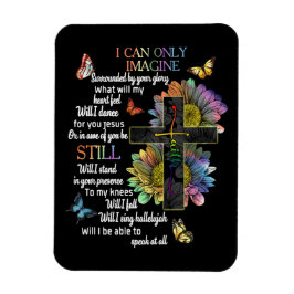 Ímã Consciência Autista Eu Só Posso Imaginar Jesus Fé