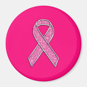 Imã Consciência de Fita Rosa com Estilo de Brilho Vib