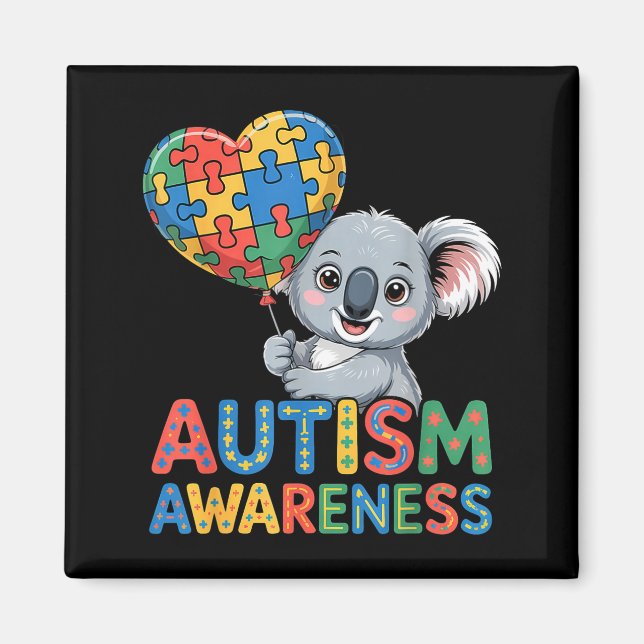 Imã Consciência do autismo  (Frente)