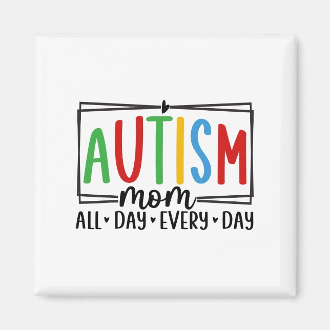 Imã Consciência do Autismo 3 (Frente)