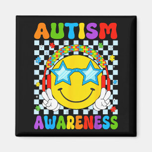 Imã Consciência do autismo equipe de autismo apoio div