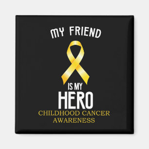Imã Consciência do cancer da infância Meu amigo é meu