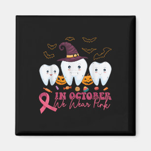 Imã Consciência do Cancer de Mama do Dia das Bruxas _1