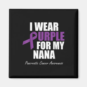 Imã Consciência do câncer de pâncreas Eu Visto Roxo Pa