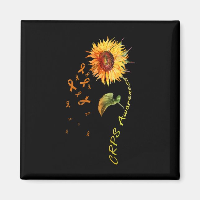 Imã Consciência do Crps Camisetas de girassol (Frente)