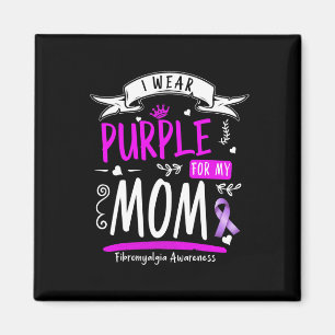 Imã Consciência E Fibro Design I Vestem Roxo Para A Mã