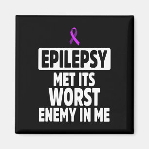 Imã Conscientização da Epilepsia Inimigo Guerreiro Epi