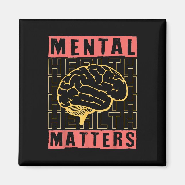 Imã Conscientização da Saúde Mental Depressão Prevençã (Frente)