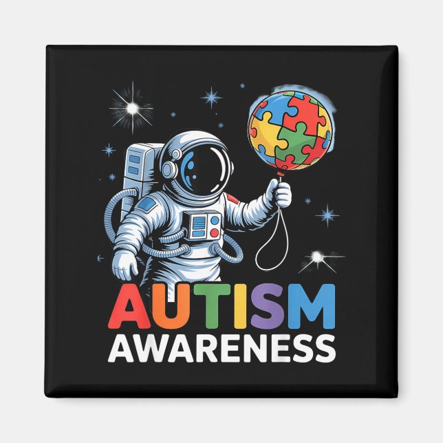 Imã Conscientização do autismo (Frente)