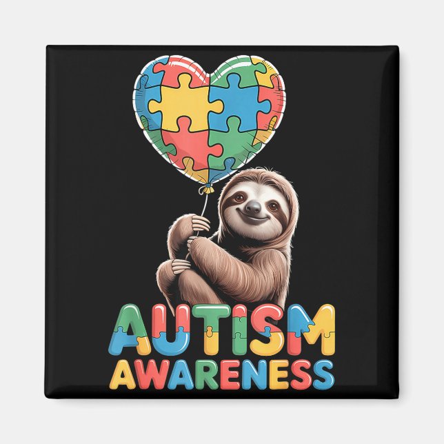 Imã Conscientização do autismo  (Frente)