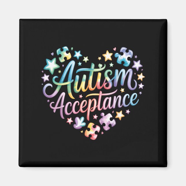 Imã Conscientização do autismo  (Frente)