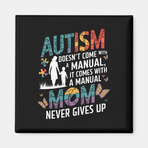 Imã Conscientização do Autismo 2025 Não Vem Com Um Man