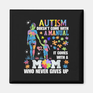Imã Conscientização do Autismo 2025 Não Vem Com Um Man