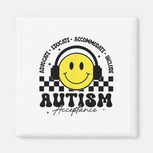 Imã Conscientização do Autismo Aceitação Educação Espe