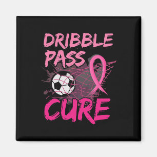 Imã Conscientização do Câncer de Mama Futebol Rosa Par