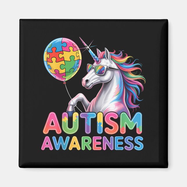 Imã Conscientização sobre autismo (Frente)