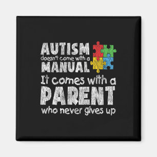 Imã Conscientização sobre Autismo Mãe Pai Pais Filhos