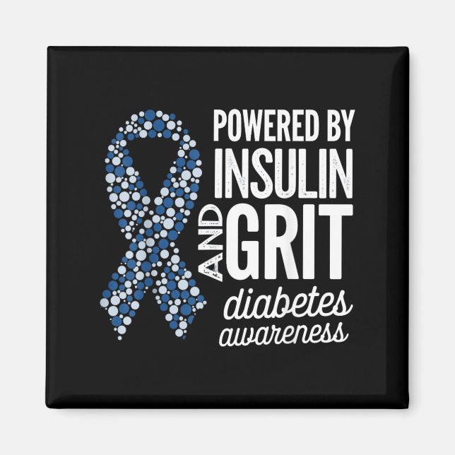 Imã Conscientização sobre Diabetes Design 22 (Frente)