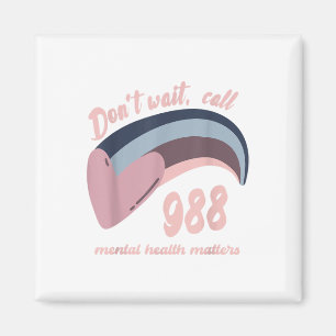 Imã Conscientização sobre Saúde Mental 988 e Prevenção