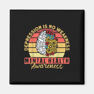 Imã Conscientização sobre Saúde Mental Depressão Preve
