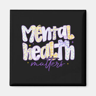 Imã Conscientização sobre Saúde Mental Motivacional Mu