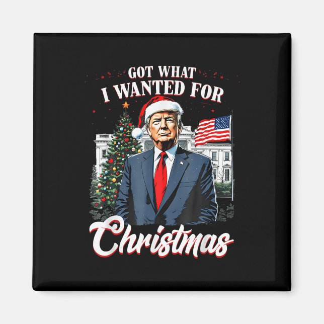 Imã Consegui O Que Eu Queria Para A Trump De Natal 202 (Frente)