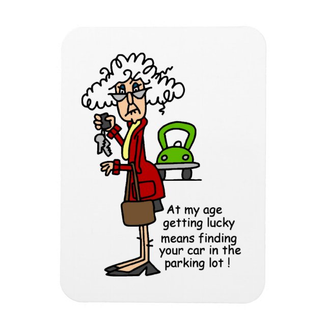 Ímã Conseguir Humor Sortudo (Vertical)