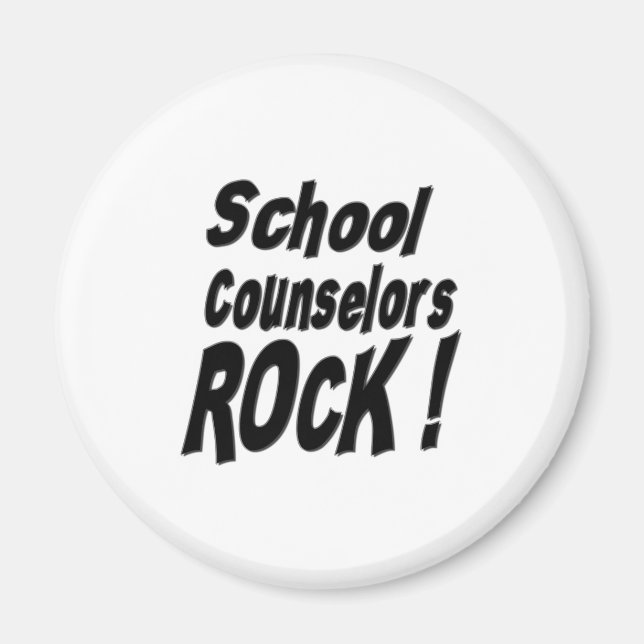 Imã Conselheiros Escolares Rock! Íman (Frente)