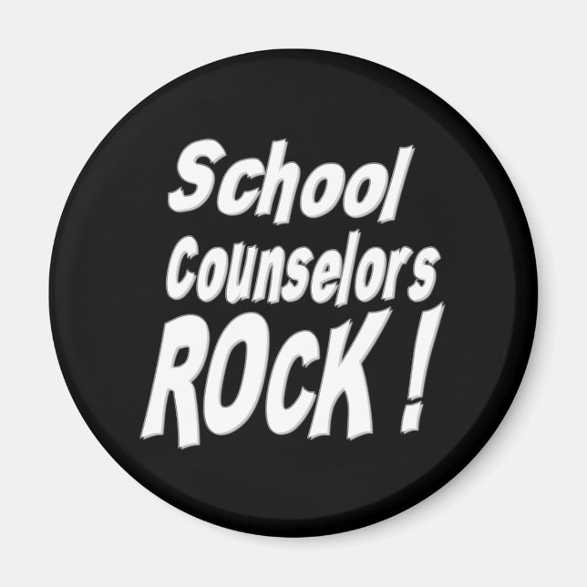 Imã Conselheiros Escolares Rock! Íman (Frente)