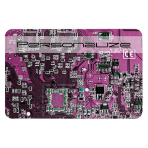 Ímã Conselho de Circuito Púrpura PCB Circuito Conjunto