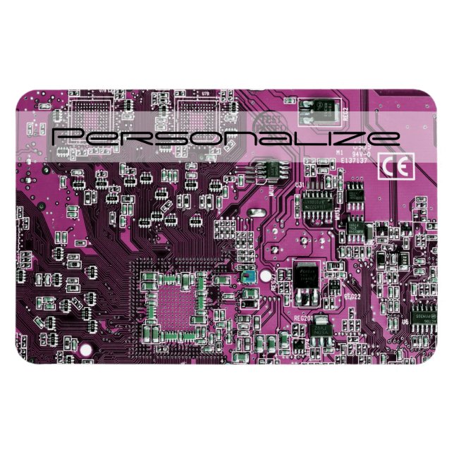 Ímã Conselho de Circuito Púrpura PCB Circuito Conjunto (Horizontal)