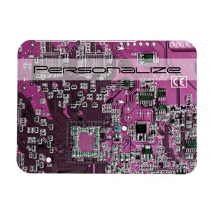 Ímã Conselho de Circuito Púrpura PCB Circuito Conjunto
