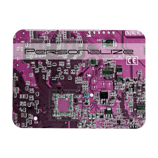 Ímã Conselho de Circuito Púrpura PCB Circuito Conjunto (Horizontal)