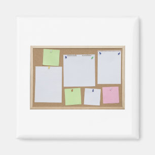 Imã conselho de cortiça do escritório