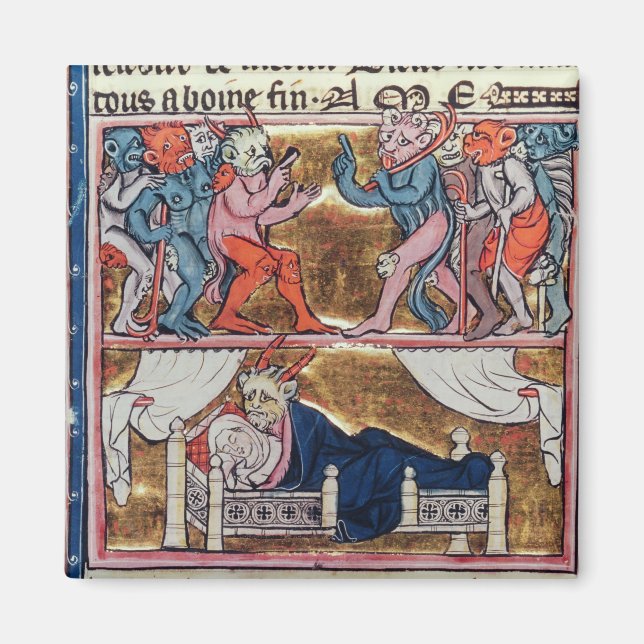 Imã Conselho de Demônios, do "Histoire de Merlin" (Frente)