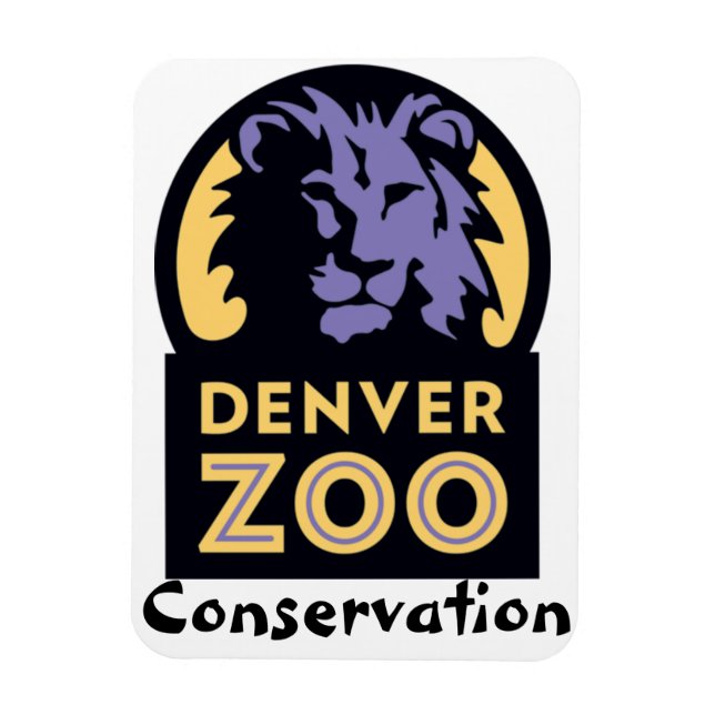 Ímã Conservação do Zoo Denver (Vertical)