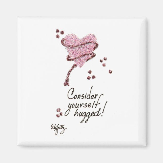 Imã Considere-Se Abraçado (Frente)