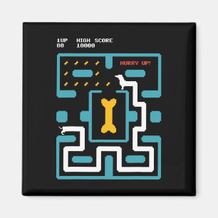Imã Console de Jogos Retro Video Game Cachorro Arcade