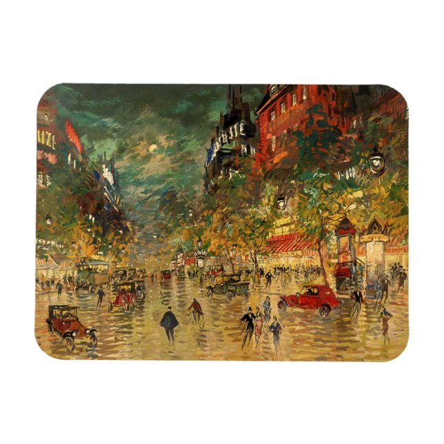Ímã Constantin Korovin: Paris à Noite (Horizontal)