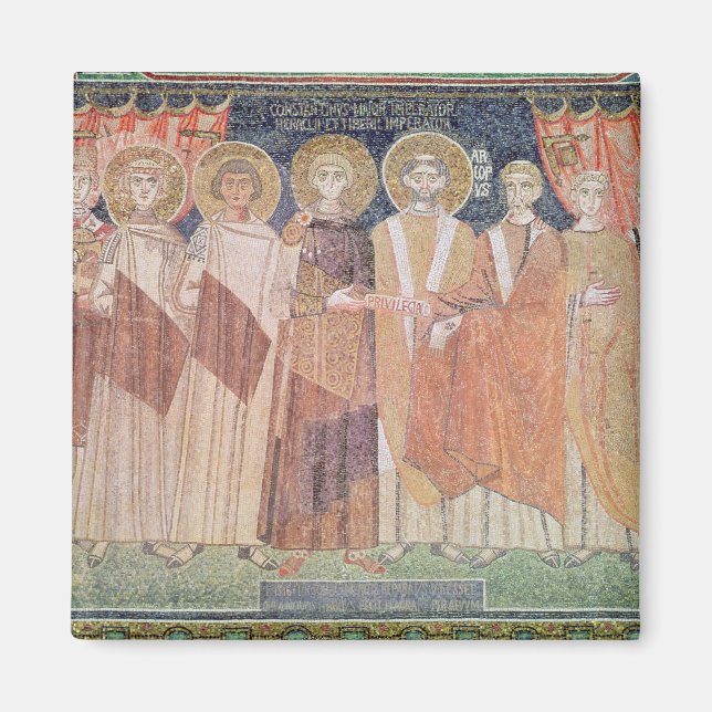 Imã Constantine IV que concede privilégios a Bishop (Frente)