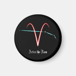 Imã Constelação Zodiacal Áries Magnet