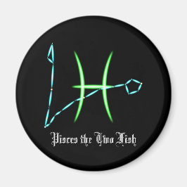 Imã Constelação Zodíaco Peixes Ímã