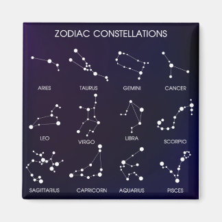 Imã Constelações das Estrelas Zodiac